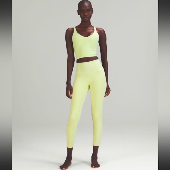 NEW Lululemon Align Cropped Tank in Creamy Mint - Picture 2 of 4